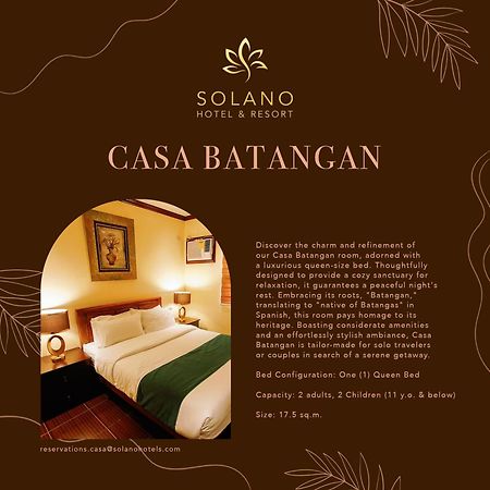 Solano Hotel & Resort At Casa Ysabel Lipa City Bagian luar foto
